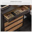 Commode décorative moderne en rotin