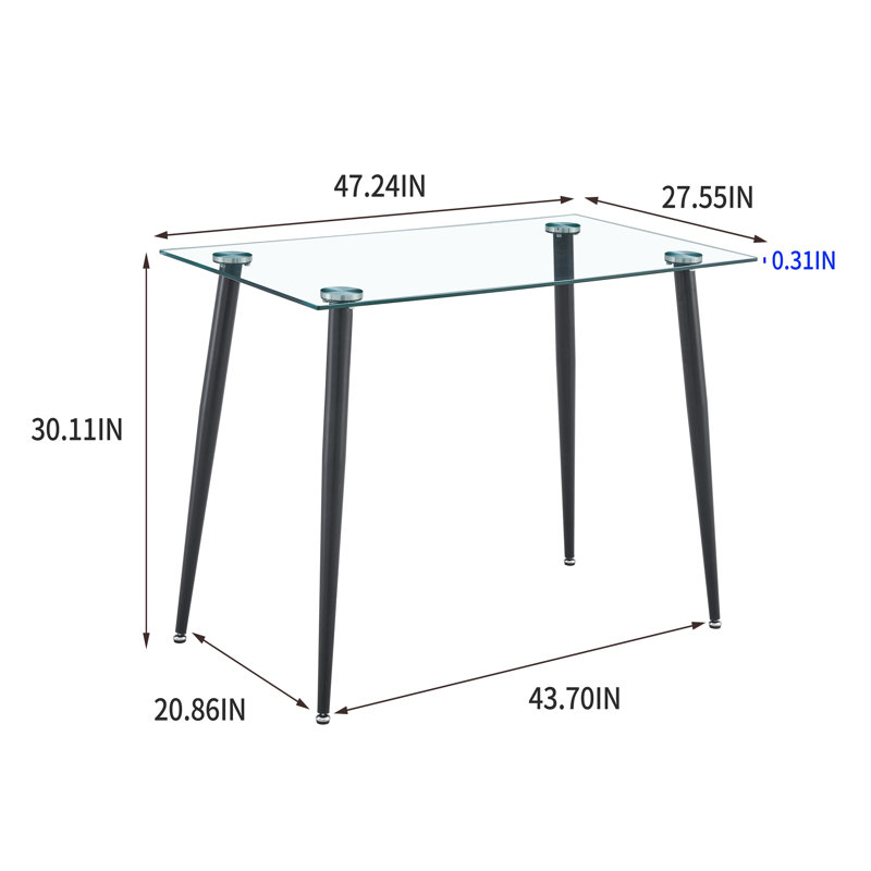 PIED DE TABLE POUR GT-02, pied argenté, Clair, Noir