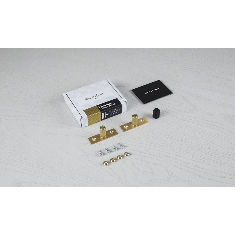 Cylindrical Knob, Brass
