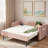 Upholstered Daybed With Trundle, Usb Port And Side Pockets-823404609