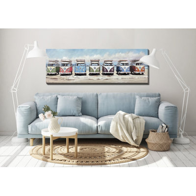 Art mural sur toile Beach Vans