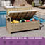 Banc de rangement extérieur 70 gallons Balconera