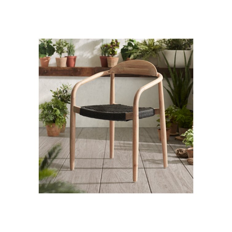 Set of 2 - Glynis Eucalyptus Timber Dining Chair - Beige