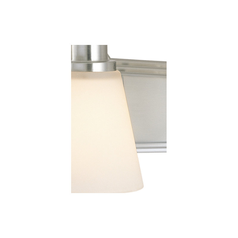 Beddingfield 3 - Light Vanity Light, Satin Nickel