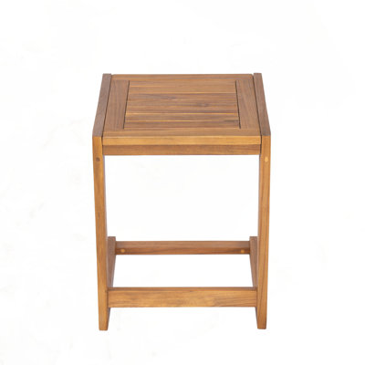 Acacia Wood Side Table