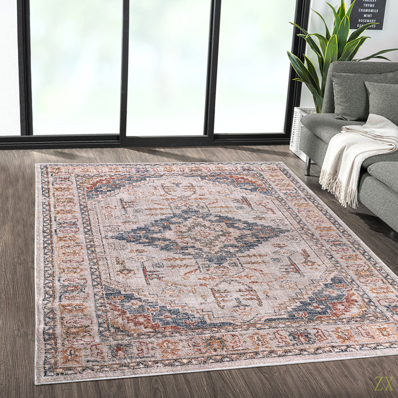 Tapis tissé Vintage Medallion