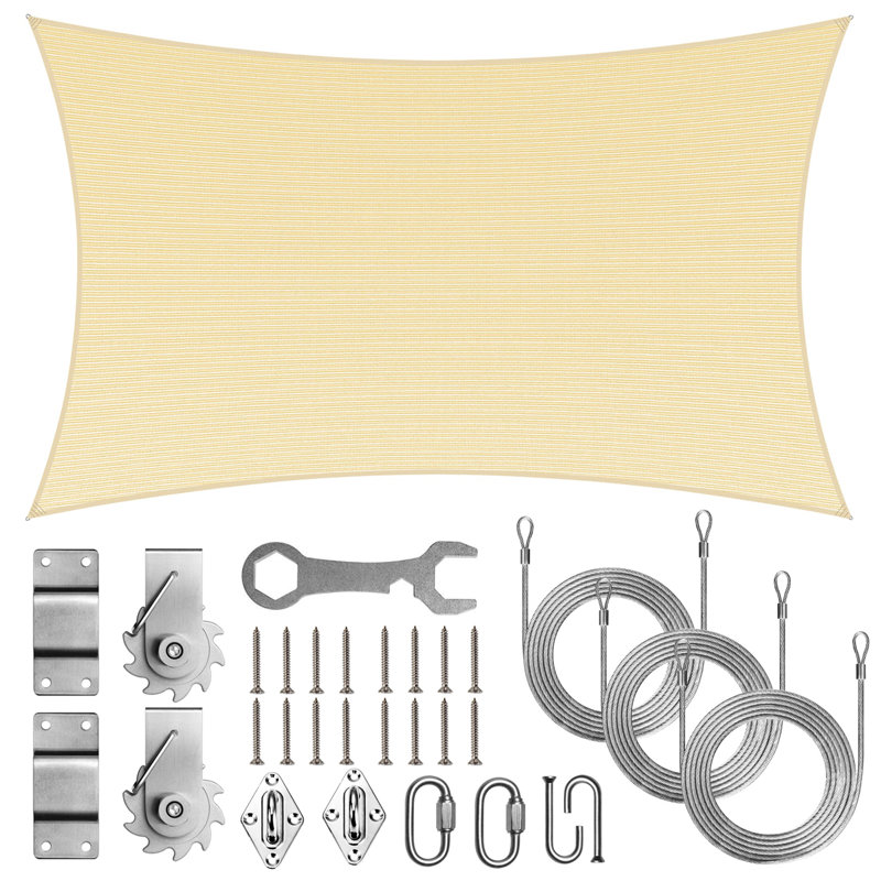 Ensemble de tringle à voile Royal Shade, 12 pi x 8 pi