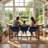 Modern Blue Upholstered Bar Stool With Woven Look Backrest & Fixed Black Metal Frame Stable Counter Height Stool For Kitchen Breakfast Bar Or Cafe, Set Of 3-1110269502-1120969728