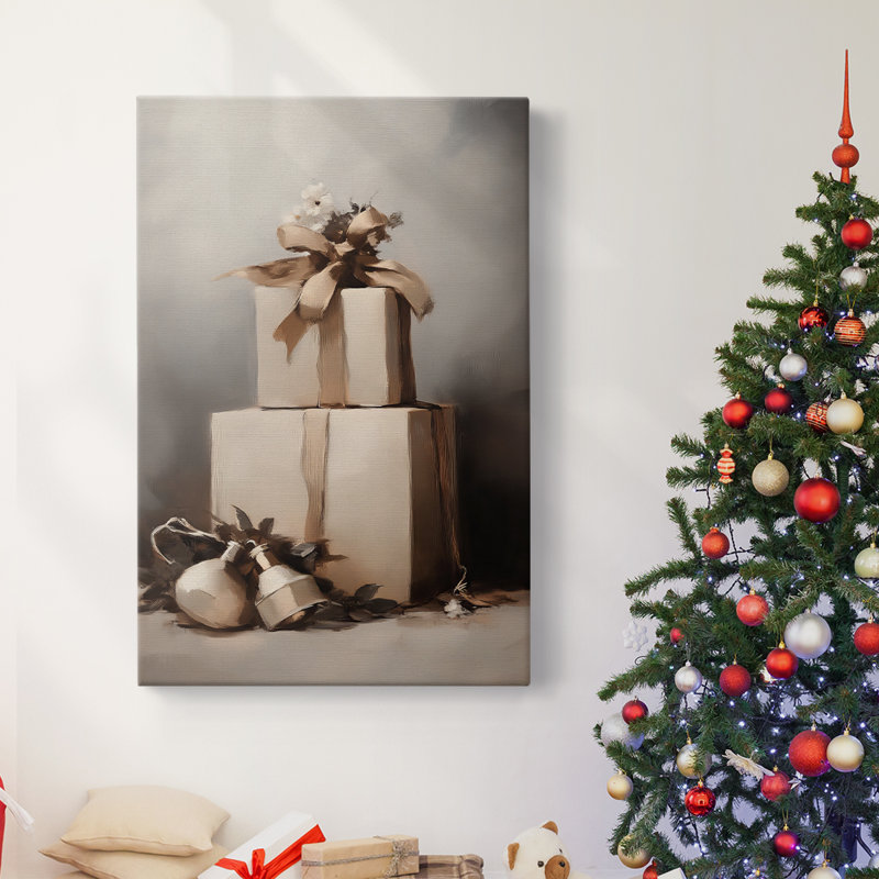 Art des Fêtes de Noël - Toile tendue avec châssis - Série 2-LXXXVI, H 12 po x l 8 po