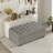 Convertible Ottoman With A Folding Sofa Bed, Frame, Memory Mattress And Tufted Design-1404835670