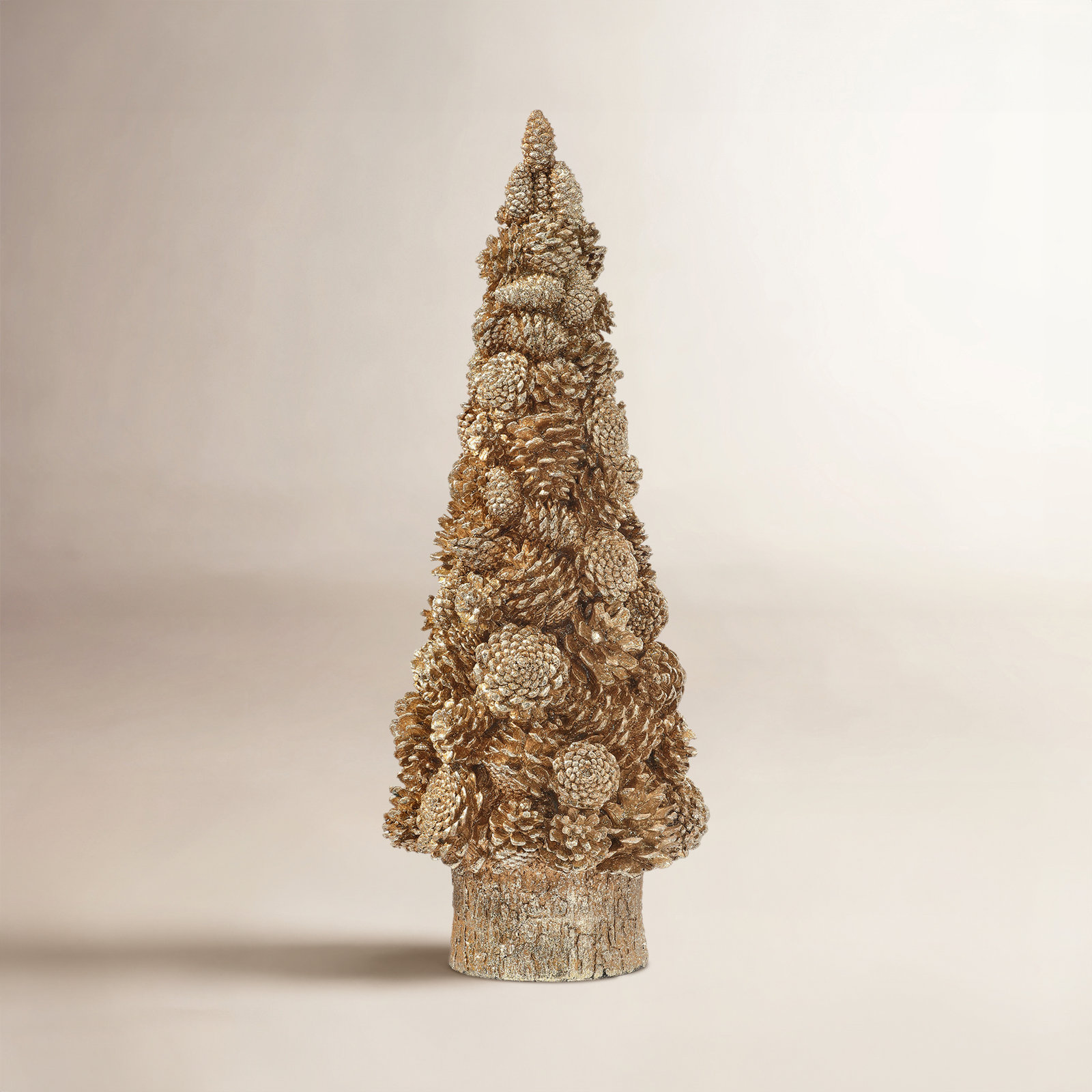 16" Resin Pinecone Tree
