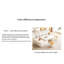 Table basse rotative moderne 54,7 po avec plateau en faux marbre et rangement caché, table basse rotative
