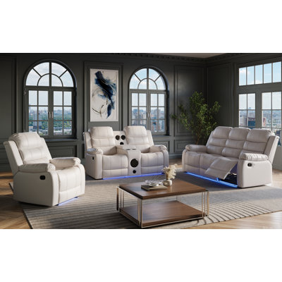 Ensemble inclinable blanc 3 pièces Mariam 