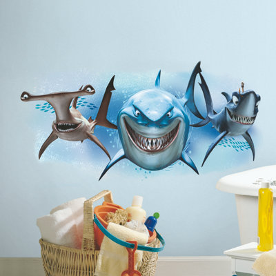Murale nemo requins géante finding