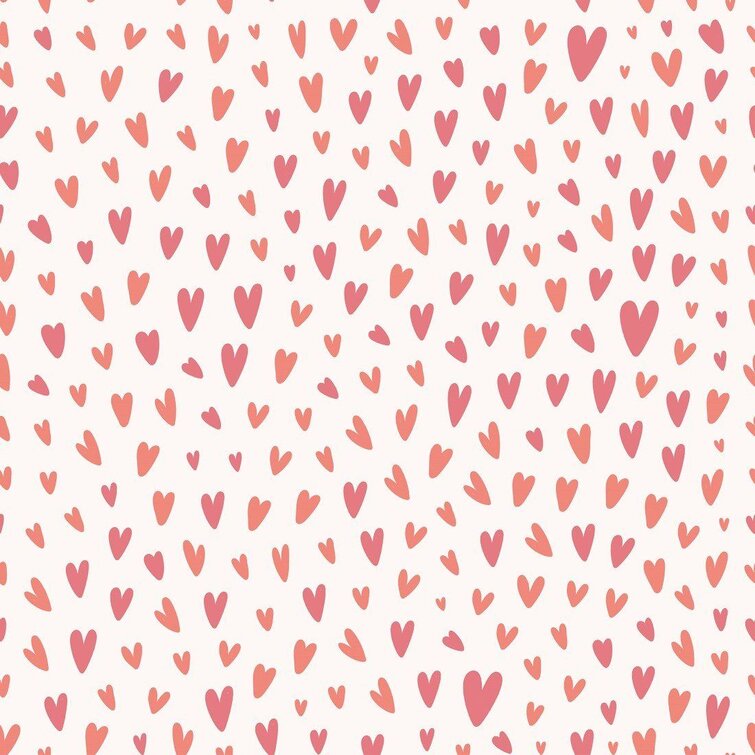 Wade Logan® Hearts Peel & Stick Wallpaper N015172 - Wayfair Canada