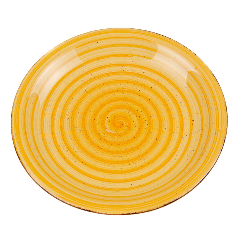 Edalberto 27cm Dinner Plate, Yellow