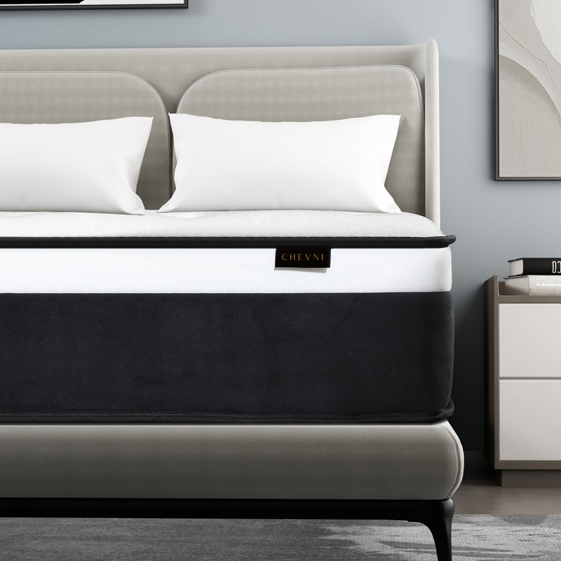 Chevni Medium Hybrid Mattress Pocket Spring with CertiPUR-US Certified Foam