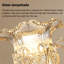 Lustre 33,86 po American Vintage, luminaire suspendu en fer forgé 8 lumières, éclairage de salon