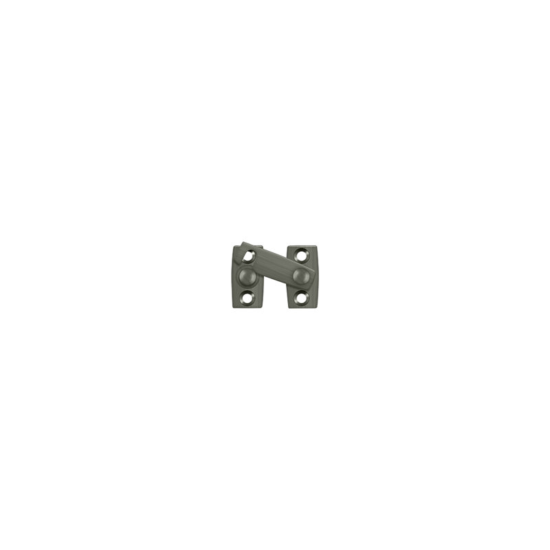 Brass Latch/Catch/Bolt, Antique Nickel