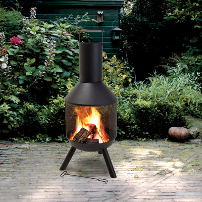 Sharlyn Steel Smokeless Outdoor Fireplace