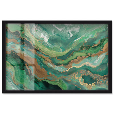 «Gateed Agate I Shadowbox Print» par Art Remedy