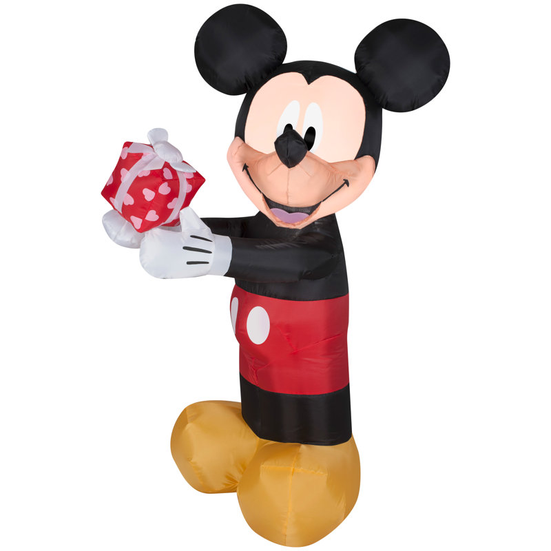 Mickey with Present Inflatable