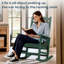 Ensemble de 2 chaises Adirondack à bascule Wolak-2127818690