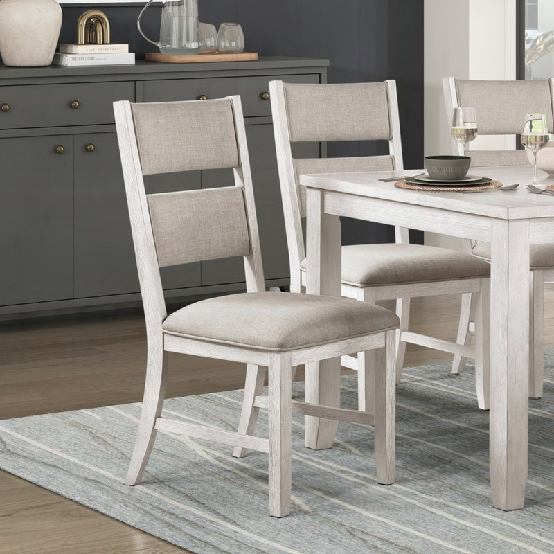 Ensemble de 2 chaises d'appoint rembourrées Modern Farmhouse