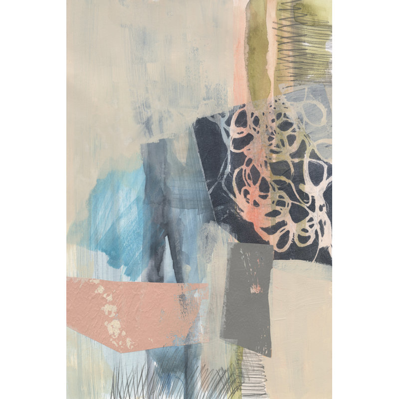 Reductive I by Jennifer Goldberger - Painting on Canvas, 76 cm H x 51 cm W, Wrapped Canvas