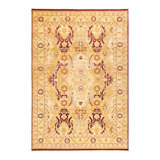 Classic One-of-a-Kind 6' 2" x 8' 10" Hand Knotted Area Rug