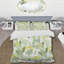 Feuilles vertes - ensemble de housse de couette floral - polyester microfibre-1020624006