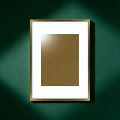 Cadre photo en métal de taille A3 avec verre trempé et passe-partout format A4 - cadre de style galerie d'art haut de gamme pour art 11,7 x 16,5 po
