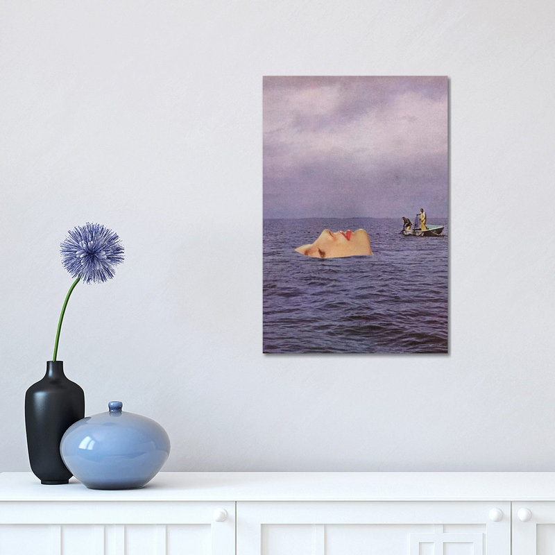 Sous le jour, H 18 po x l 12 po x P 1,5 po, Toile tendue, Pas de tapis