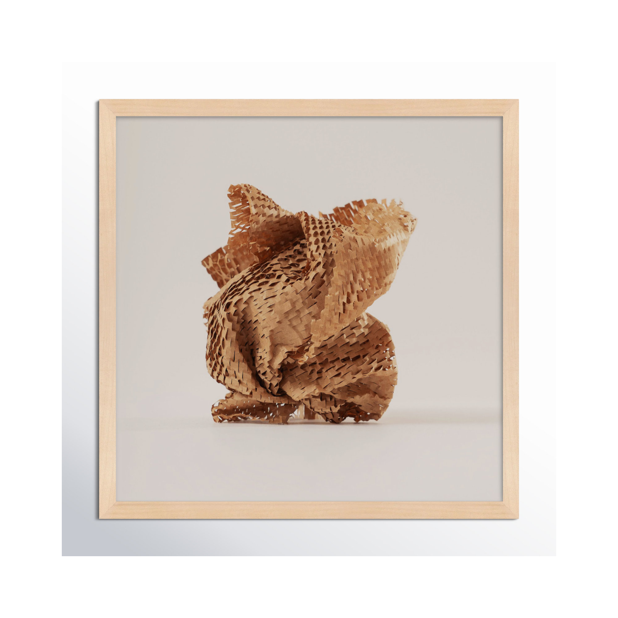 Unpackage 4 by Svetlana Smirnova, 36" H x 36" W x 1.25" D, Maple