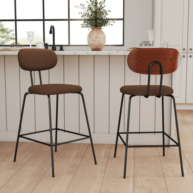 Tabouret de comptoir 26 po H, Café