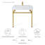 Meuble-lavabo mural 32 po Modway-970199949