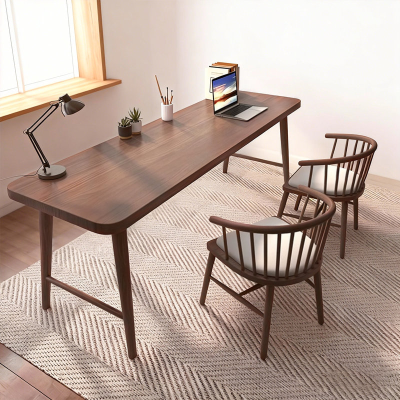 Simple desk Solid wood writing Desk, 29.53" H x 62.99" W x 23.62" D