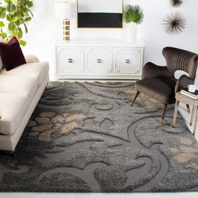 Chaffin Shag Performance Floral Rug