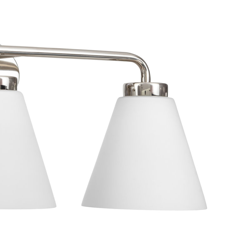 Adiyah 3 - Light Dimmable Vanity Light, Polished Nickel