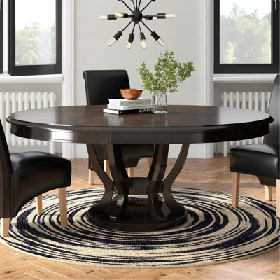 Table ovale ronde à 1 pi