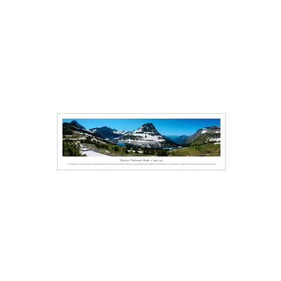 Glacier National Park, Hidden Lake Panoramic Print Poster