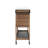 Outdoor Bar Cart, Rolling Wicker Bar Cart W/Storage Cabinet, Outdoor Bar Table With Wheels, Patio Kitchen Island Grill Cart W/Countertop, Brown