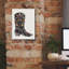  «Western Cowgirl Boot 3» par Courtney Prahl, art mural sur toile, 12 po x 16 po-1473670165