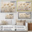 Beige embelli des tulipes Symphony I - tulipes, art mural-97031733-97031745