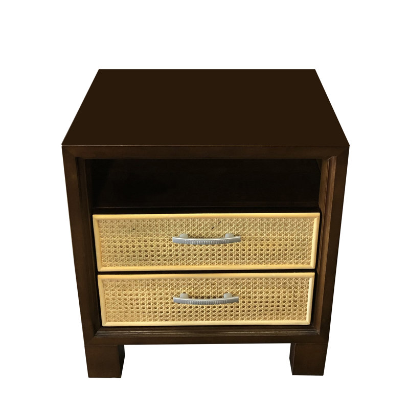 Table de chevet 2 tiroirs Amada
