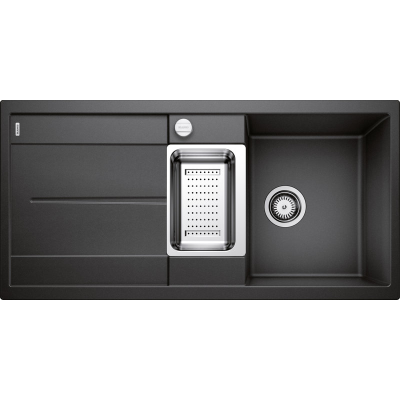 Metra 1.5 Bowl Inset Kitchen Sink, Anthracite