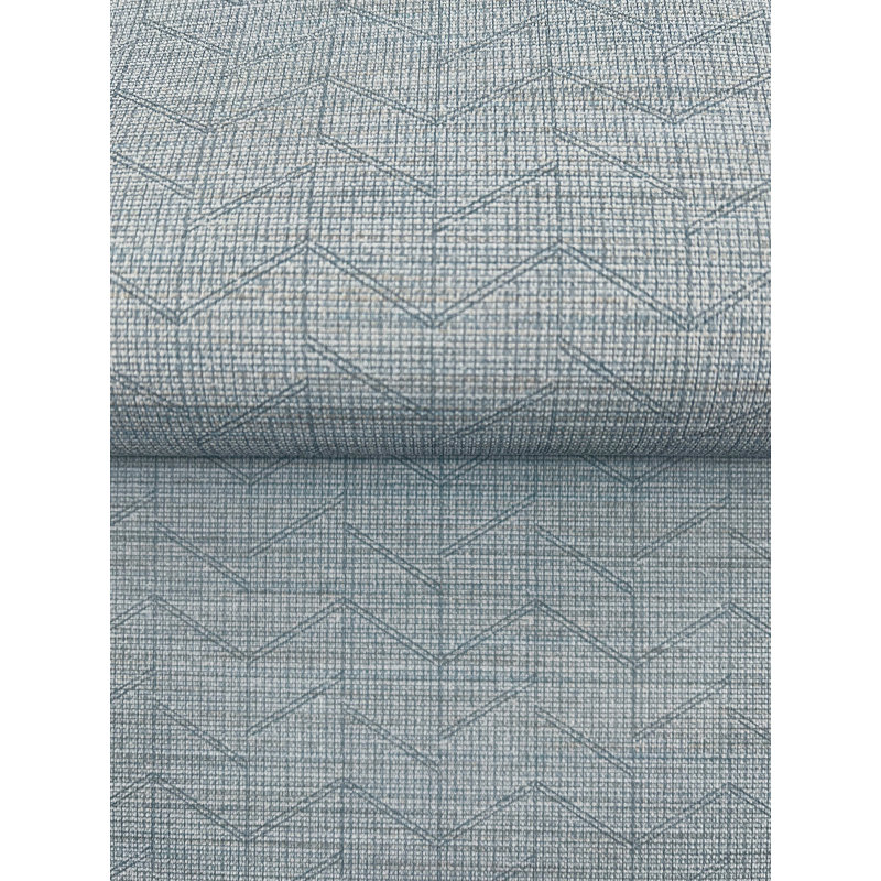 Papier peint à chevrons Magnitude, Bleu clair