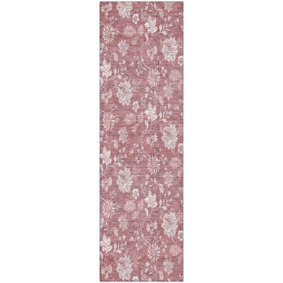 Premium Machine Washable Prisco Blush Rug