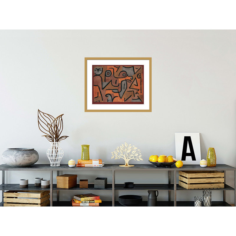 «Young Moe» par Paul Klee, impression giclée sur cadre, H 23,5 po x l 28,88 po