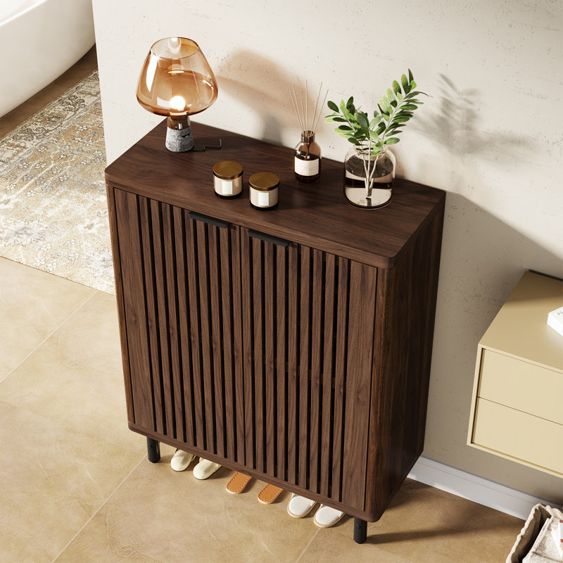 Kelahni Bathroom Cabinet, Dark Walnut